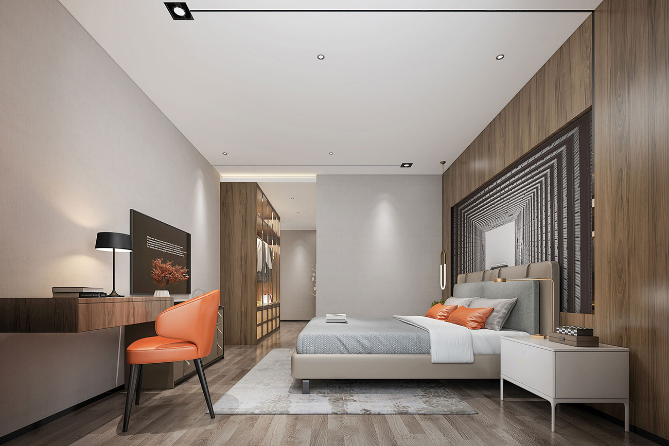 華潤二十四城123m&sup2;現(xiàn)代輕奢風(fēng)格案例