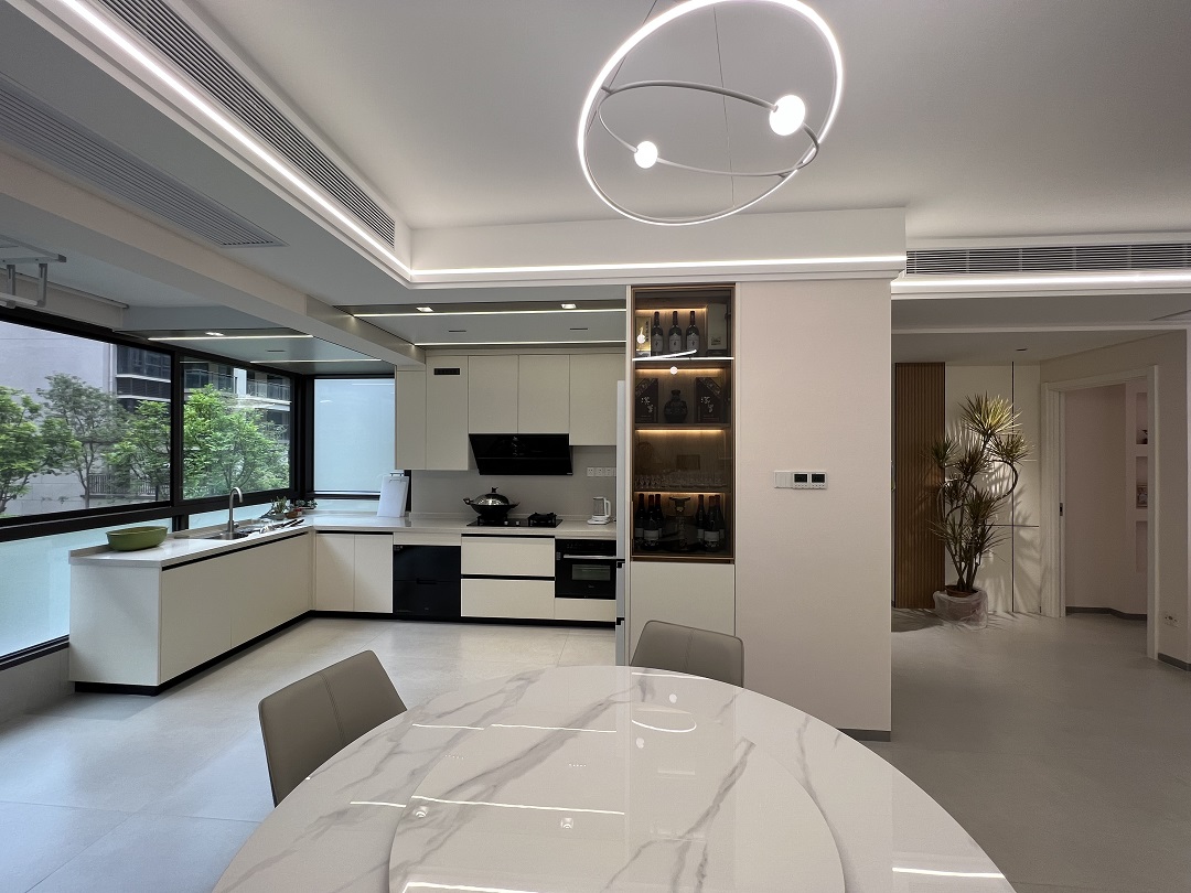 南寧二手房全拆裝修有哪些要注意？現(xiàn)代簡約-餐廚