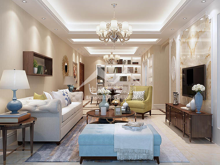 翠湖名都115平歐式風(fēng)格案例