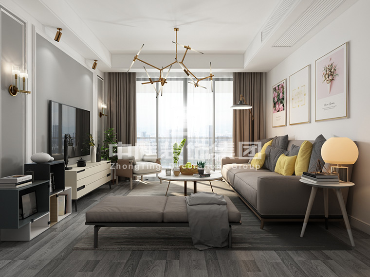 吉祥&middot;鳳景灣97平現(xiàn)代輕奢風格