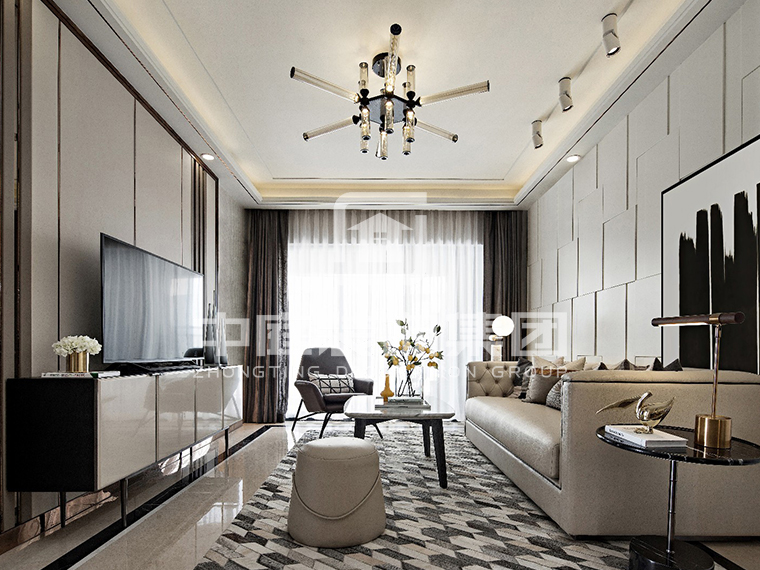 天池山&middot;中脊120平現(xiàn)代風(fēng)格案例